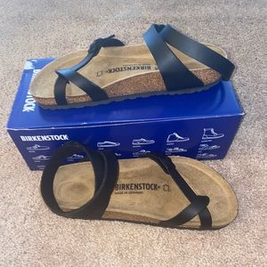 Birkenstock yara black birko-Flor size 8